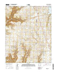 Arriola Colorado Current topographic map, 1:24000 scale, 7.5 X 7.5 Minute, Year 2016