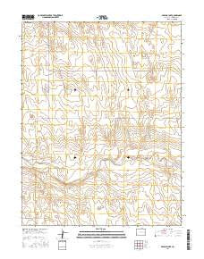 Arsenic Lake Colorado Current topographic map, 1:24000 scale, 7.5 X 7.5 Minute, Year 2016