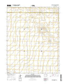 Arsenic Lake SW Colorado Current topographic map, 1:24000 scale, 7.5 X 7.5 Minute, Year 2016