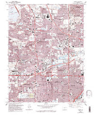 Arvada Colorado Historical topographic map, 1:24000 scale, 7.5 X 7.5 Minute, Year 1965