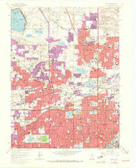 Arvada Colorado Historical topographic map, 1:24000 scale, 7.5 X 7.5 Minute, Year 1965