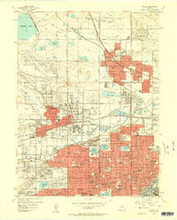Arvada Colorado Historical topographic map, 1:24000 scale, 7.5 X 7.5 Minute, Year 1957