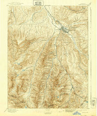 Aspen Colorado Historical topographic map, 1:62500 scale, 15 X 15 Minute, Year 1895