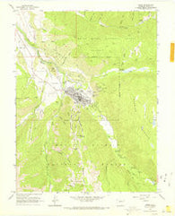 Aspen Colorado Historical topographic map, 1:24000 scale, 7.5 X 7.5 Minute, Year 1960