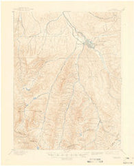 Aspen Colorado Historical topographic map, 1:62500 scale, 15 X 15 Minute, Year 1895