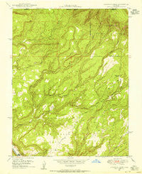 Atkinson Creek Colorado Historical topographic map, 1:24000 scale, 7.5 X 7.5 Minute, Year 1949
