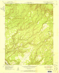 Atkinson Creek Colorado Historical topographic map, 1:24000 scale, 7.5 X 7.5 Minute, Year 1950