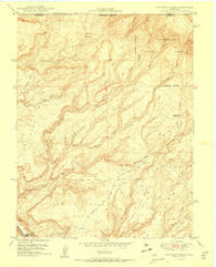 Atkinson Creek Colorado Historical topographic map, 1:24000 scale, 7.5 X 7.5 Minute, Year 1950