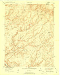 Atkinson Creek Colorado Historical topographic map, 1:24000 scale, 7.5 X 7.5 Minute, Year 1950
