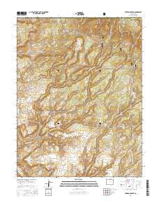 Atkinson Creek Colorado Current topographic map, 1:24000 scale, 7.5 X 7.5 Minute, Year 2016