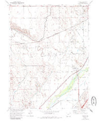 Atwood Colorado Historical topographic map, 1:24000 scale, 7.5 X 7.5 Minute, Year 1951