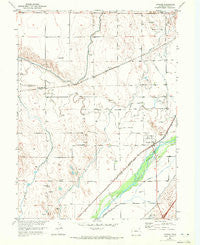 Atwood Colorado Historical topographic map, 1:24000 scale, 7.5 X 7.5 Minute, Year 1951