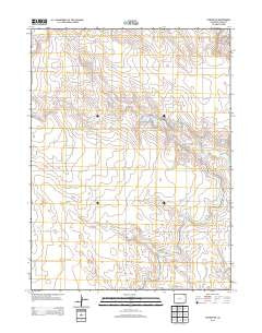 Atwood NE Colorado Historical topographic map, 1:24000 scale, 7.5 X 7.5 Minute, Year 2013