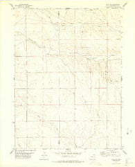 Avalo SE Colorado Historical topographic map, 1:24000 scale, 7.5 X 7.5 Minute, Year 1977