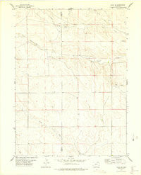Avalo SE Colorado Historical topographic map, 1:24000 scale, 7.5 X 7.5 Minute, Year 1977