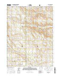 Avalo SE Colorado Current topographic map, 1:24000 scale, 7.5 X 7.5 Minute, Year 2016