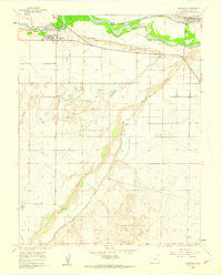Avondale Colorado Historical topographic map, 1:24000 scale, 7.5 X 7.5 Minute, Year 1960