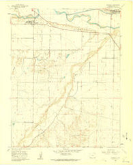Avondale Colorado Historical topographic map, 1:24000 scale, 7.5 X 7.5 Minute, Year 1960