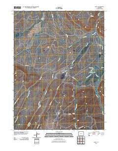 Axial Colorado Historical topographic map, 1:24000 scale, 7.5 X 7.5 Minute, Year 2010