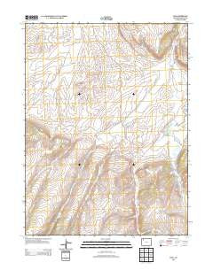 Axial Colorado Historical topographic map, 1:24000 scale, 7.5 X 7.5 Minute, Year 2013