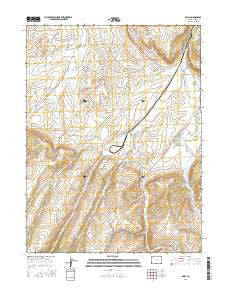 Axial Colorado Current topographic map, 1:24000 scale, 7.5 X 7.5 Minute, Year 2016
