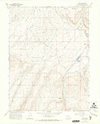Axial Colorado Historical topographic map, 1:24000 scale, 7.5 X 7.5 Minute, Year 1966