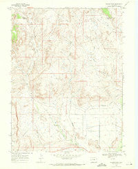 Badger Wash Colorado Historical topographic map, 1:24000 scale, 7.5 X 7.5 Minute, Year 1968