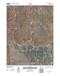 Badger Wash Colorado Historical topographic map, 1:24000 scale, 7.5 X 7.5 Minute, Year 2010