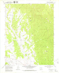 Badito Cone Colorado Historical topographic map, 1:24000 scale, 7.5 X 7.5 Minute, Year 1969