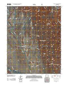 Badito Cone Colorado Historical topographic map, 1:24000 scale, 7.5 X 7.5 Minute, Year 2011