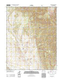 Badito Cone Colorado Historical topographic map, 1:24000 scale, 7.5 X 7.5 Minute, Year 2013