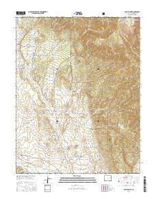 Badito Cone Colorado Current topographic map, 1:24000 scale, 7.5 X 7.5 Minute, Year 2016