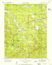 Bailey Colorado Historical topographic map, 1:24000 scale, 7.5 X 7.5 Minute, Year 1945