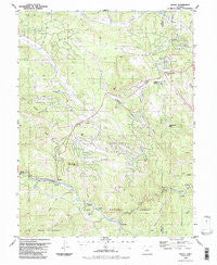 Bailey Colorado Historical topographic map, 1:24000 scale, 7.5 X 7.5 Minute, Year 1987