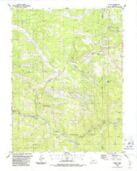 Bailey Colorado Historical topographic map, 1:24000 scale, 7.5 X 7.5 Minute, Year 1987