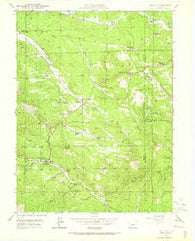 Bailey Colorado Historical topographic map, 1:24000 scale, 7.5 X 7.5 Minute, Year 1945