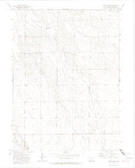 Baker Draw Colorado Historical topographic map, 1:24000 scale, 7.5 X 7.5 Minute, Year 1972