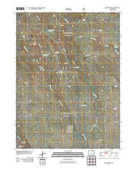 Baker Draw Colorado Historical topographic map, 1:24000 scale, 7.5 X 7.5 Minute, Year 2011