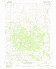 Bakers Peak Colorado Historical topographic map, 1:24000 scale, 7.5 X 7.5 Minute, Year 1969