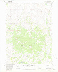 Bakers Peak Colorado Historical topographic map, 1:24000 scale, 7.5 X 7.5 Minute, Year 1969