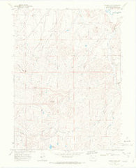 Bakers Peak Colorado Historical topographic map, 1:24000 scale, 7.5 X 7.5 Minute, Year 1969