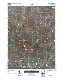 Bakers Peak Colorado Historical topographic map, 1:24000 scale, 7.5 X 7.5 Minute, Year 2010