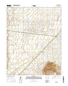 Baldy Colorado Current topographic map, 1:24000 scale, 7.5 X 7.5 Minute, Year 2016