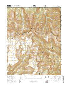 Baldy Cinco Colorado Current topographic map, 1:24000 scale, 7.5 X 7.5 Minute, Year 2016