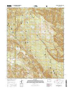 Baldy Mountain Colorado Current topographic map, 1:24000 scale, 7.5 X 7.5 Minute, Year 2016