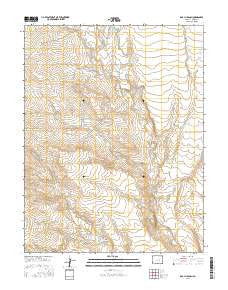 Bar J H Ranch Colorado Current topographic map, 1:24000 scale, 7.5 X 7.5 Minute, Year 2016