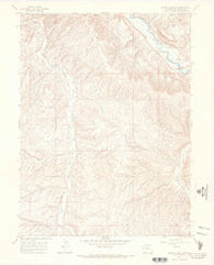 Barcus Creek SE Colorado Historical topographic map, 1:24000 scale, 7.5 X 7.5 Minute, Year 1966