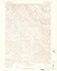 Barcus Creek SE Colorado Historical topographic map, 1:24000 scale, 7.5 X 7.5 Minute, Year 1966