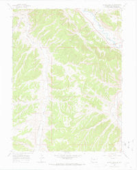 Barcus Creek SE Colorado Historical topographic map, 1:24000 scale, 7.5 X 7.5 Minute, Year 1966