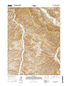 Barcus Creek SE Colorado Current topographic map, 1:24000 scale, 7.5 X 7.5 Minute, Year 2016